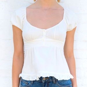 white brandy babydoll t